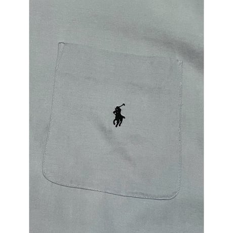 90s Ralph Lauren "CALDWELL" S/S OPEN COLLAR SHIRT Size XXL