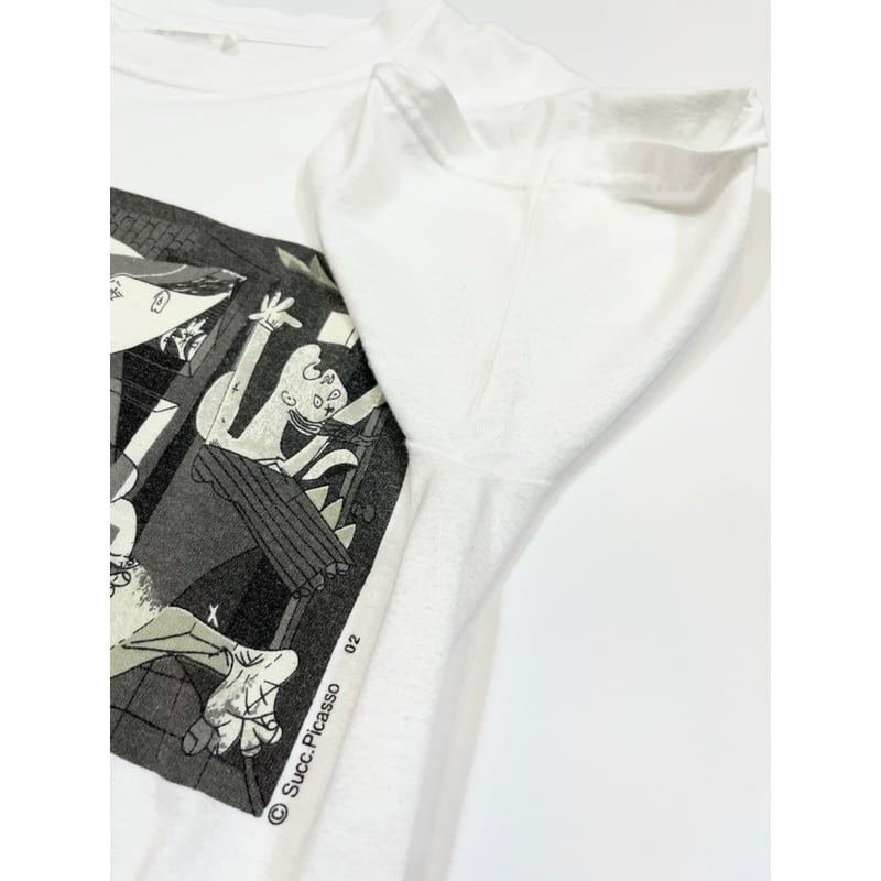 ビューティー＆ユース別注 PICASSO GUERNICA 半袖Tシャツ 白L 【公式