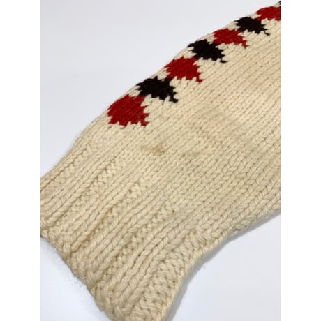 60s "HORSE" COWICHAN SWEATER Size XL程