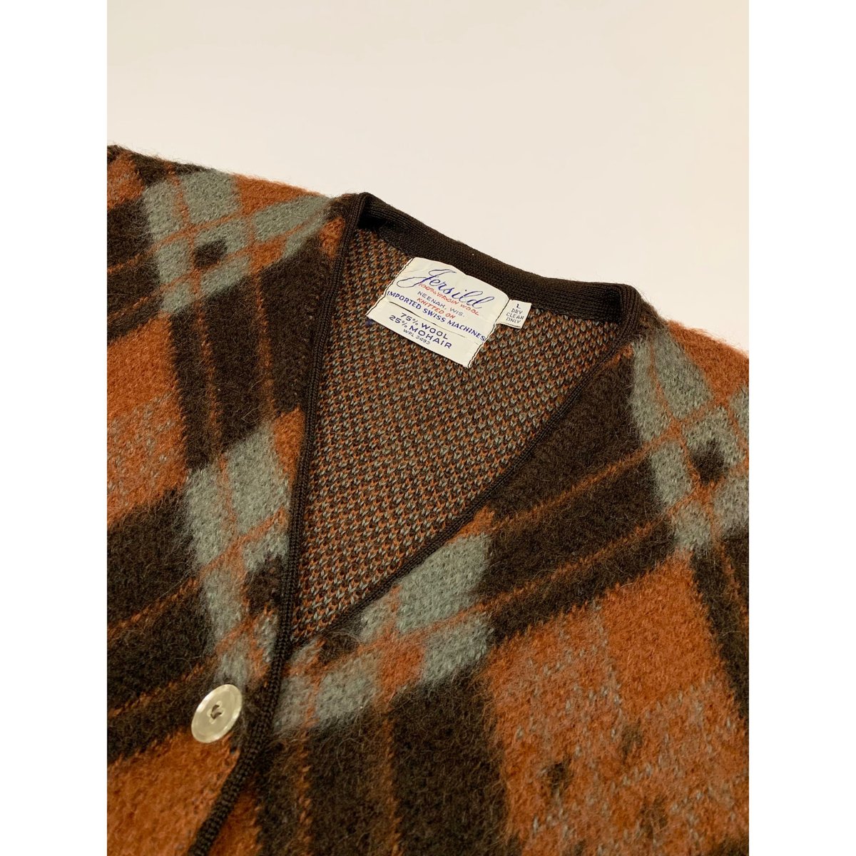 60s JERSILD MOHAIR CARDIGAN MADE IN USA 🇺🇸 Size