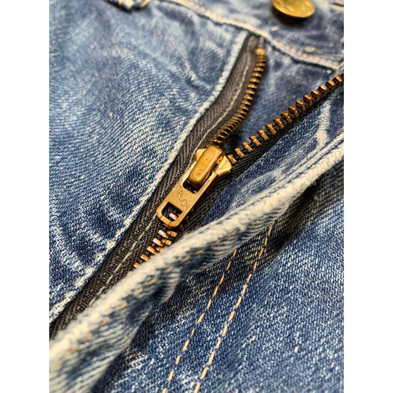 Buckaroo by BIG SMITH 5ポケットクラッシュデニム 雰囲気系 60's Buckaroo by BIG SMITH 5ポケットデニムパンツ 実寸(39x31