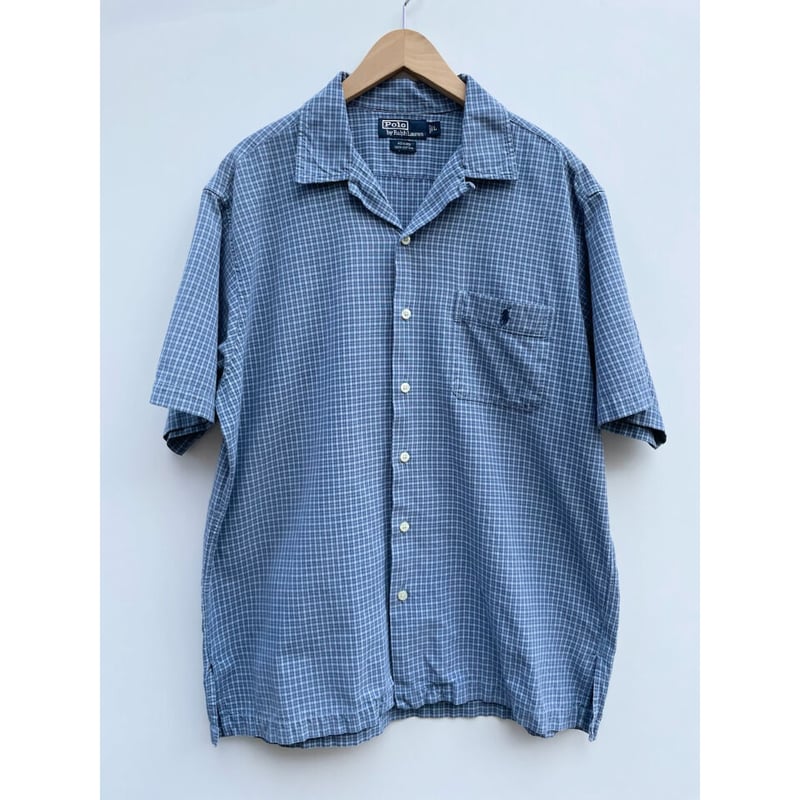 ラルフローレン　ADAMS オープンカラー　シャツ b43c291a79f12fcabd954f44f69ac7