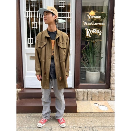00s LAUREN SILK FIELD JACKET Size L程