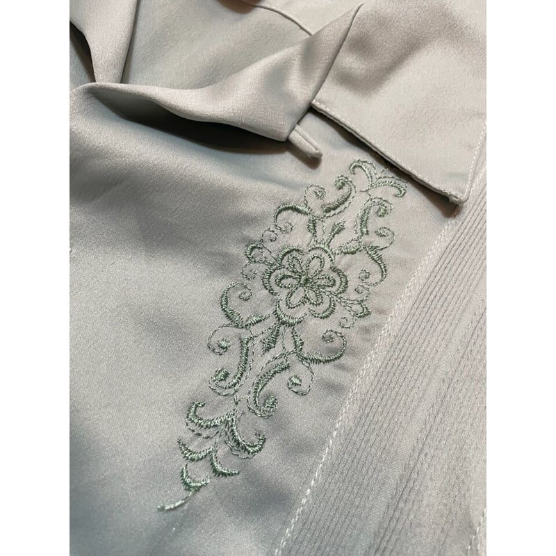 70〜80s YUCATECA OPEN COLLAR CUBA SHIRT Size XL