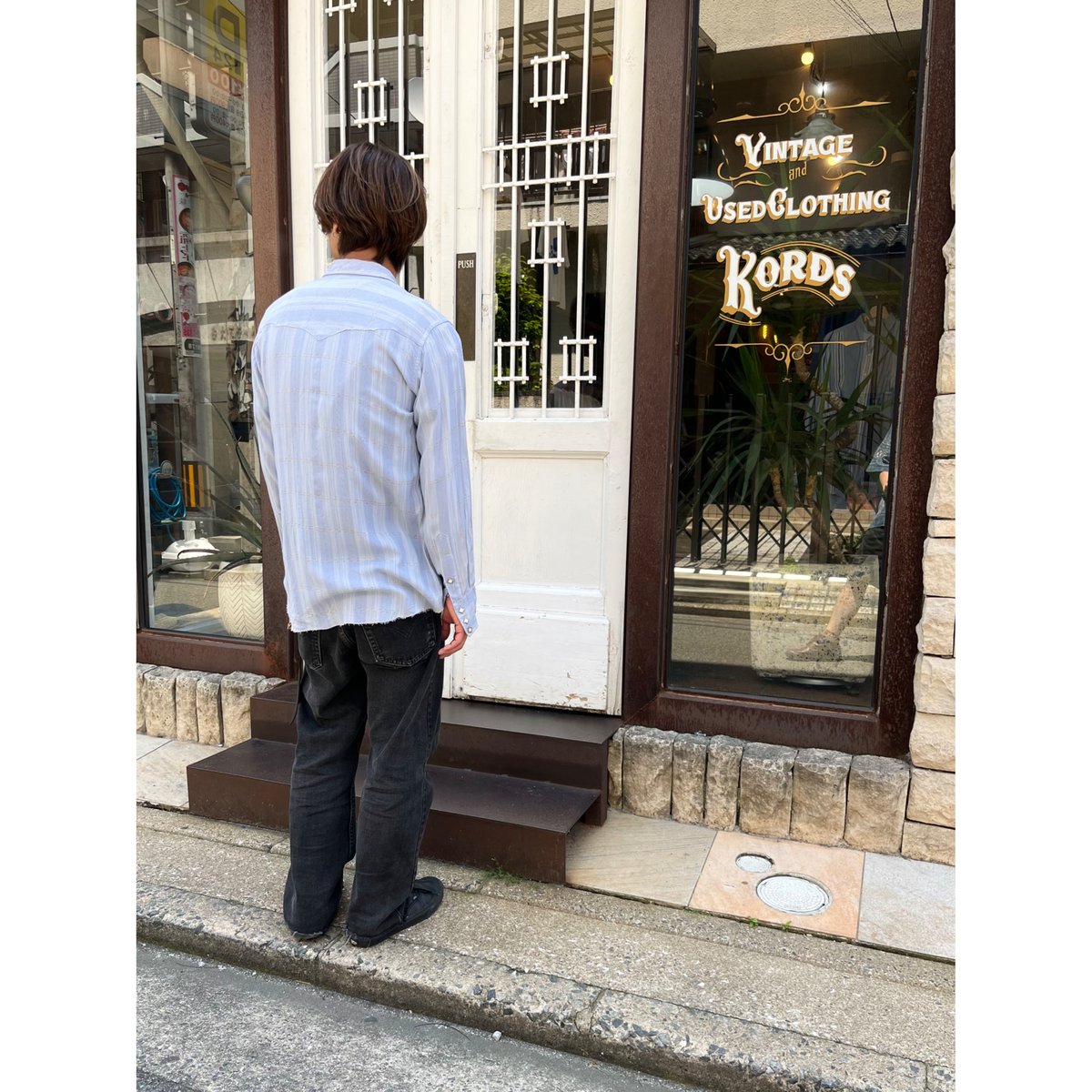 『PHINGERIN フィンガリン』コーデュロイウエスタンシャツ オーバーサイズ 247f5785752be99875c4c595220d5d