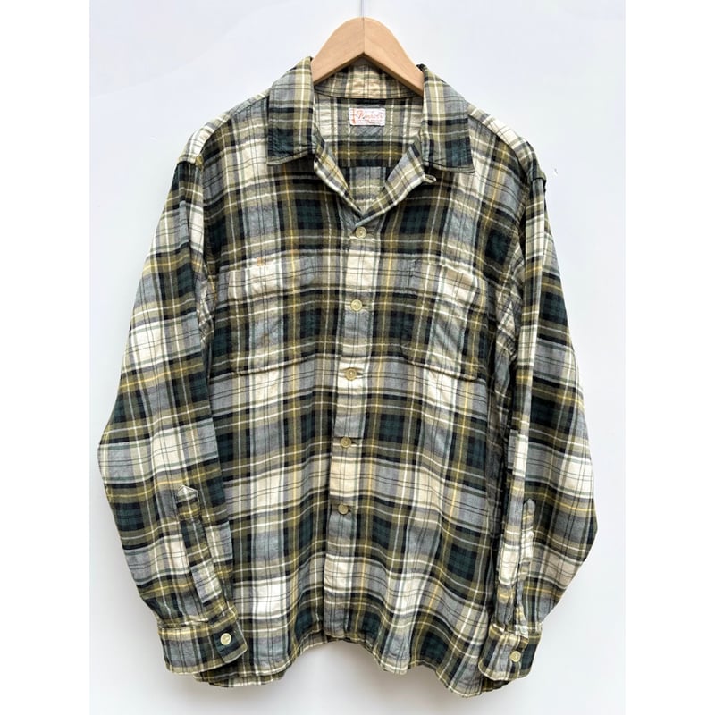 60s OPEN COLLAR SHIRT Size L程 | KORDS