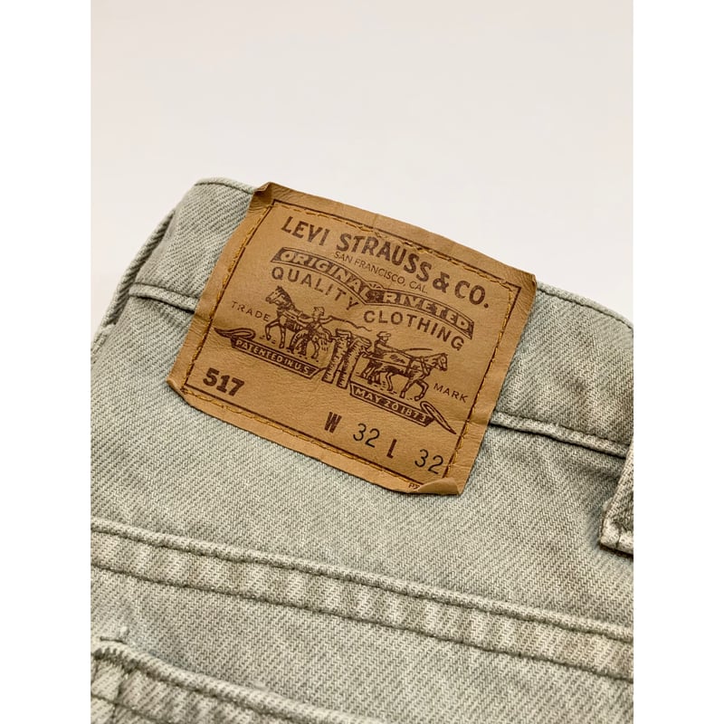 90s Levi's 517 GRAY DENIM MADE IN USA 🇺🇸 Size W