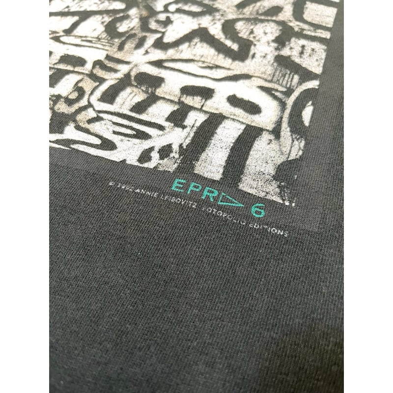 トップス 90s keith haring annie leibovitz tee Vintage 90s Annie Leibovitz “keith Haring” Large Photography