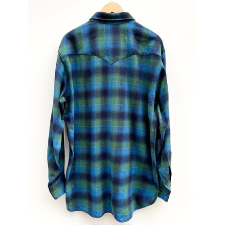 70s PENDELTON WOOL WESTERN SHIRT Size XL