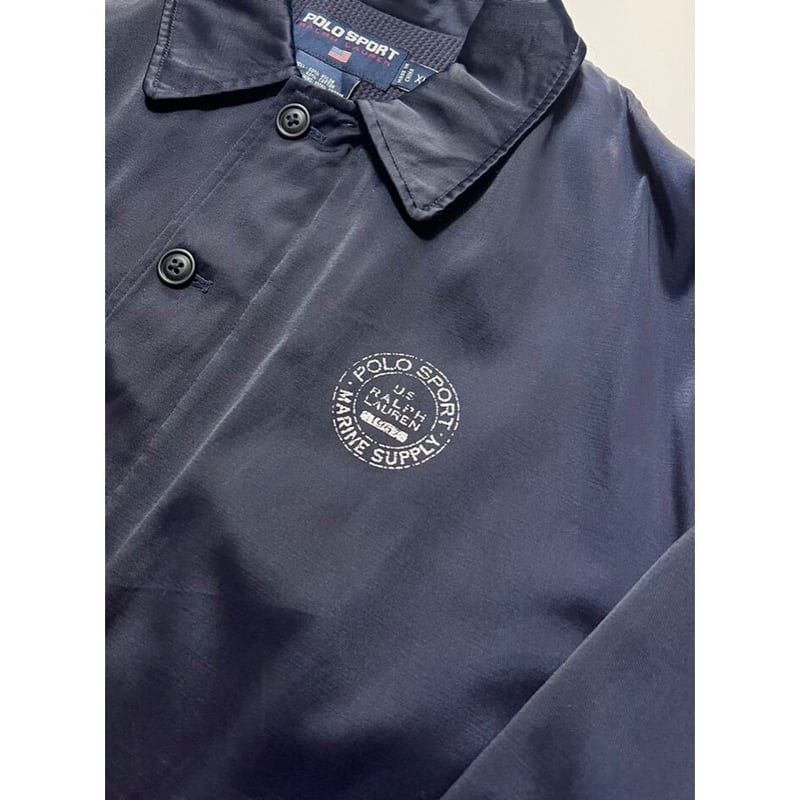 90's Polo sport ラルフローレン　オイルドジャケット 90s POLO SPORTポロ スポーツ ラルフローレン レザー スポーツ