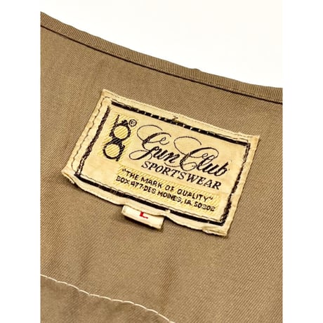 60〜70s BOB ALEEN "Gun Clab" SHOOTING VEST Size L