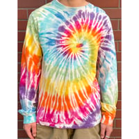 00s Hanes BEEFY TieDye L/S Tee Size S