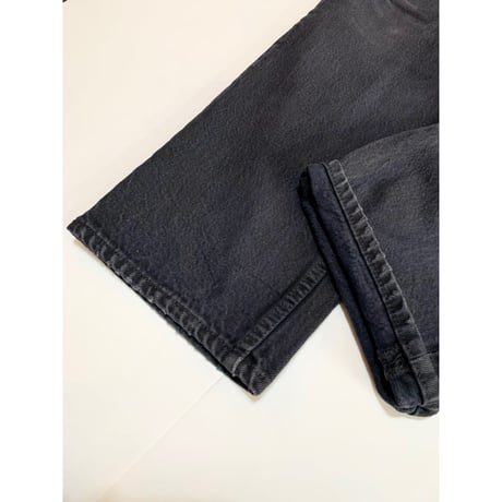 90s Levi’s 501-0185 BLACK DENIM PANTS MADE IN USA 🇺🇸 Size W32L34→W32L33