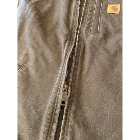 00s carhartt DUCK VEST HOODIE Size XXL