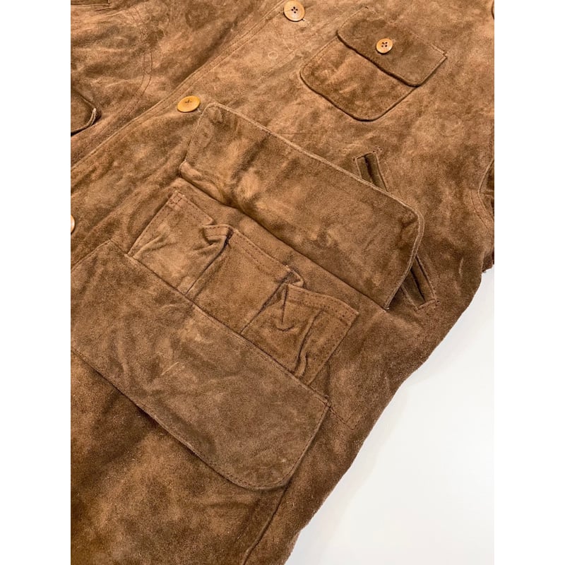 90s Ralph Lauren SUEDE HUNTING JACKET Size L |