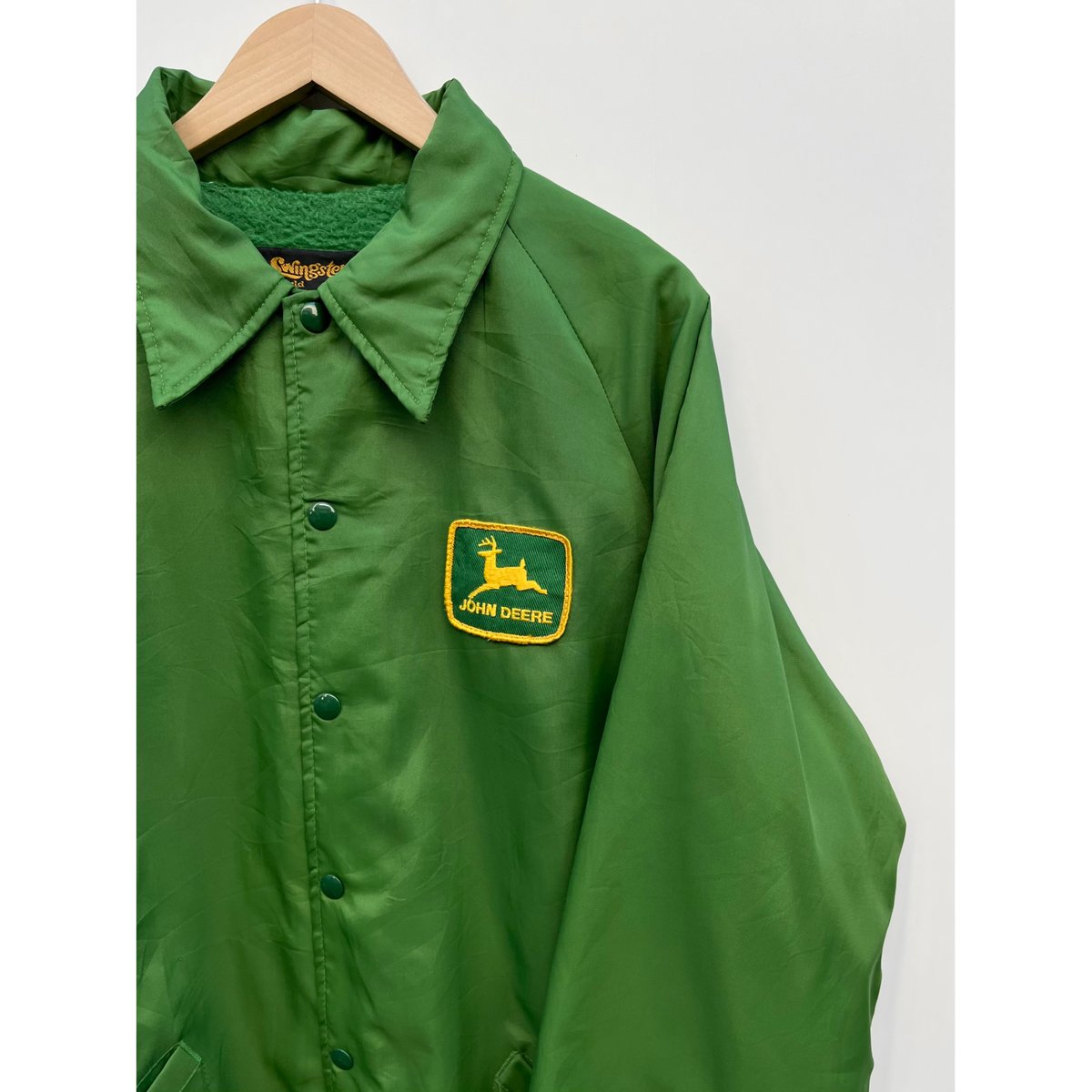 ヴィンテージ 70s Swingster コーチジャケット 古着 70s USA製 Swingster 「Golden Sun」 ボア フリース ライナー