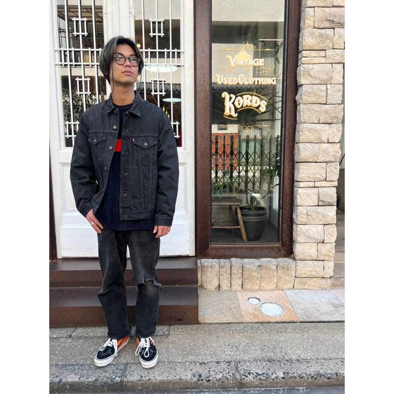 vintage Levi’s 70503 black denim jacket