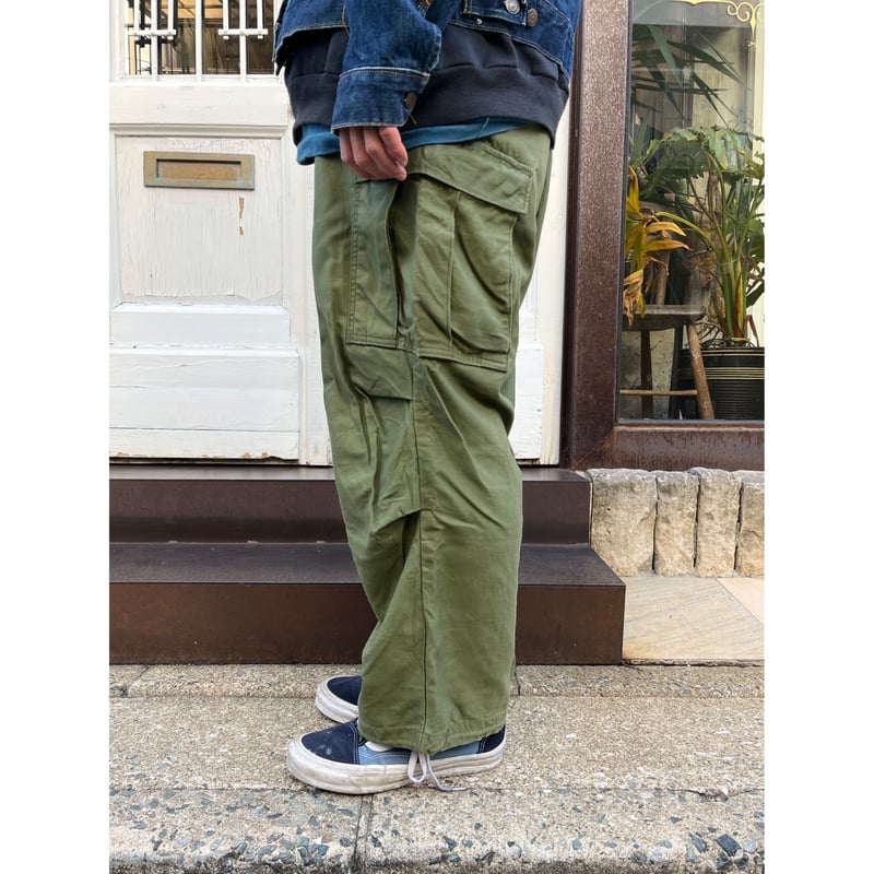 値下げU.S.ARMYM-65フィールドカーゴパンツ74年製S/R S-R】U.S.Army M-65 Field Trousers Aluminum Zipper 