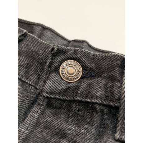 90s Levi’s 501-0660 "CUT OFF" BLACK DENIM PANTS MADE IN USA 🇺🇸 Size W32L32→W31L30