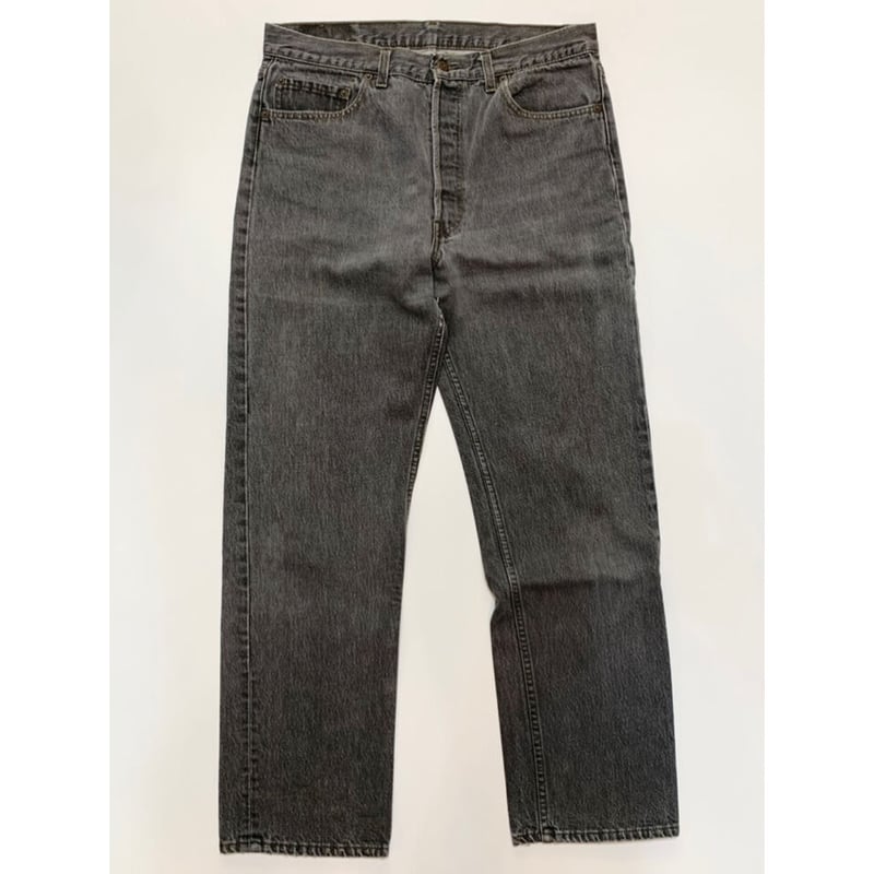 90s Levi's 501-0658 BLACK DENIM PANTS MADE IN U