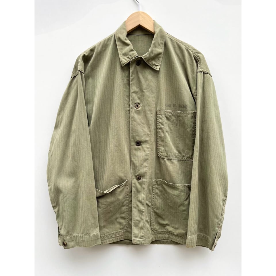 その他 40s US MARINE CORPS P-41 HBT JACKET 40's USMC P-41 HBT Jacket 1940's Vintage 38 from Japan USED