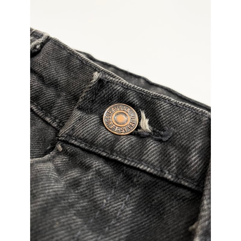 90s Levi's 505-0260 BLACK DENIM PANTS MADE IN U