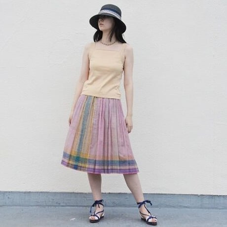 ☆26周年記念　第4弾　今だけ30％OFF ☆Wear｜ GIVENCHY  ピンクのギャザースカート（80's vintage GIVENCHY）
