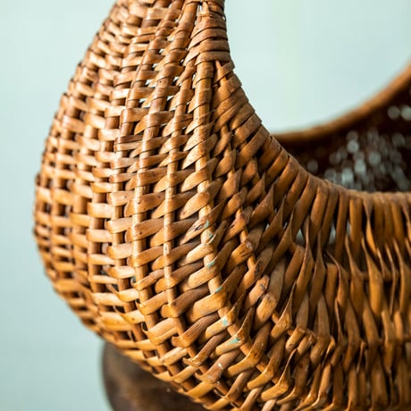 Panier｜05フランスアンティーク60年代  クロワッサン  パニエ M（60's vintage France)