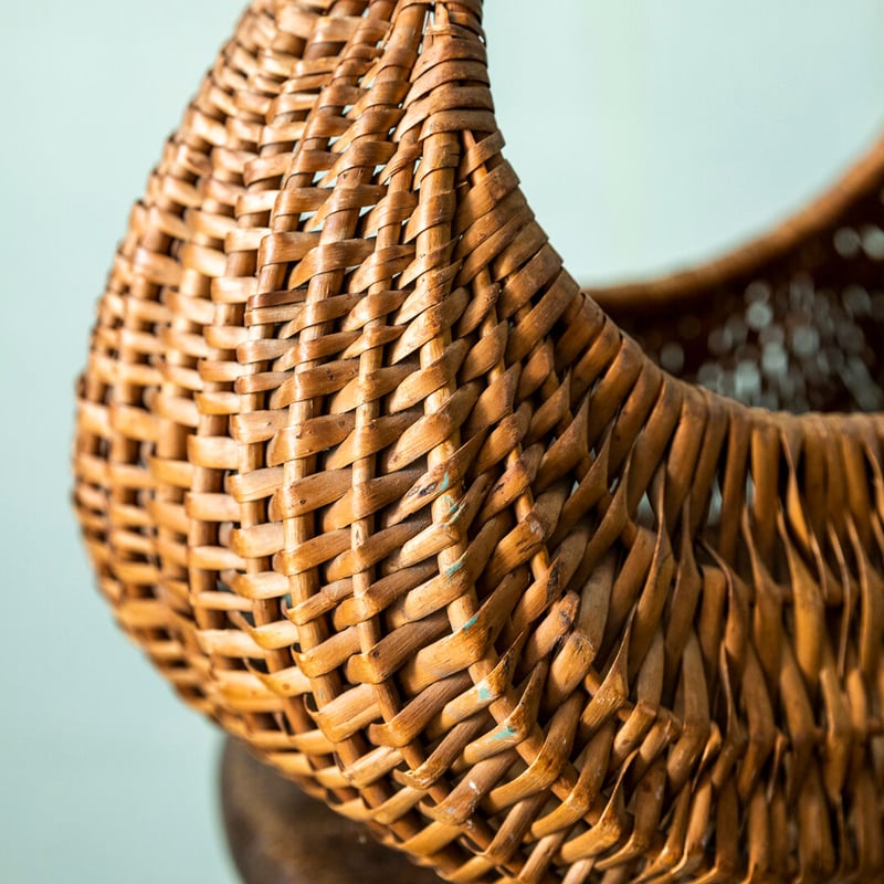 Panier｜05フランスアンティーク60年代 クロワッサン パニエ M（60's