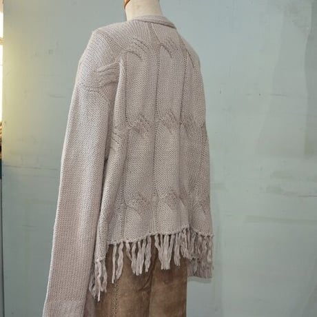 Wear｜1980年代 ケーブル編みが美しいカーディガン（80's vintage France）