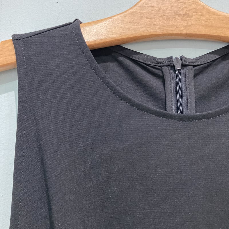 ジャージ素材のロングワンピースBLACK（NEW) | Mirriam