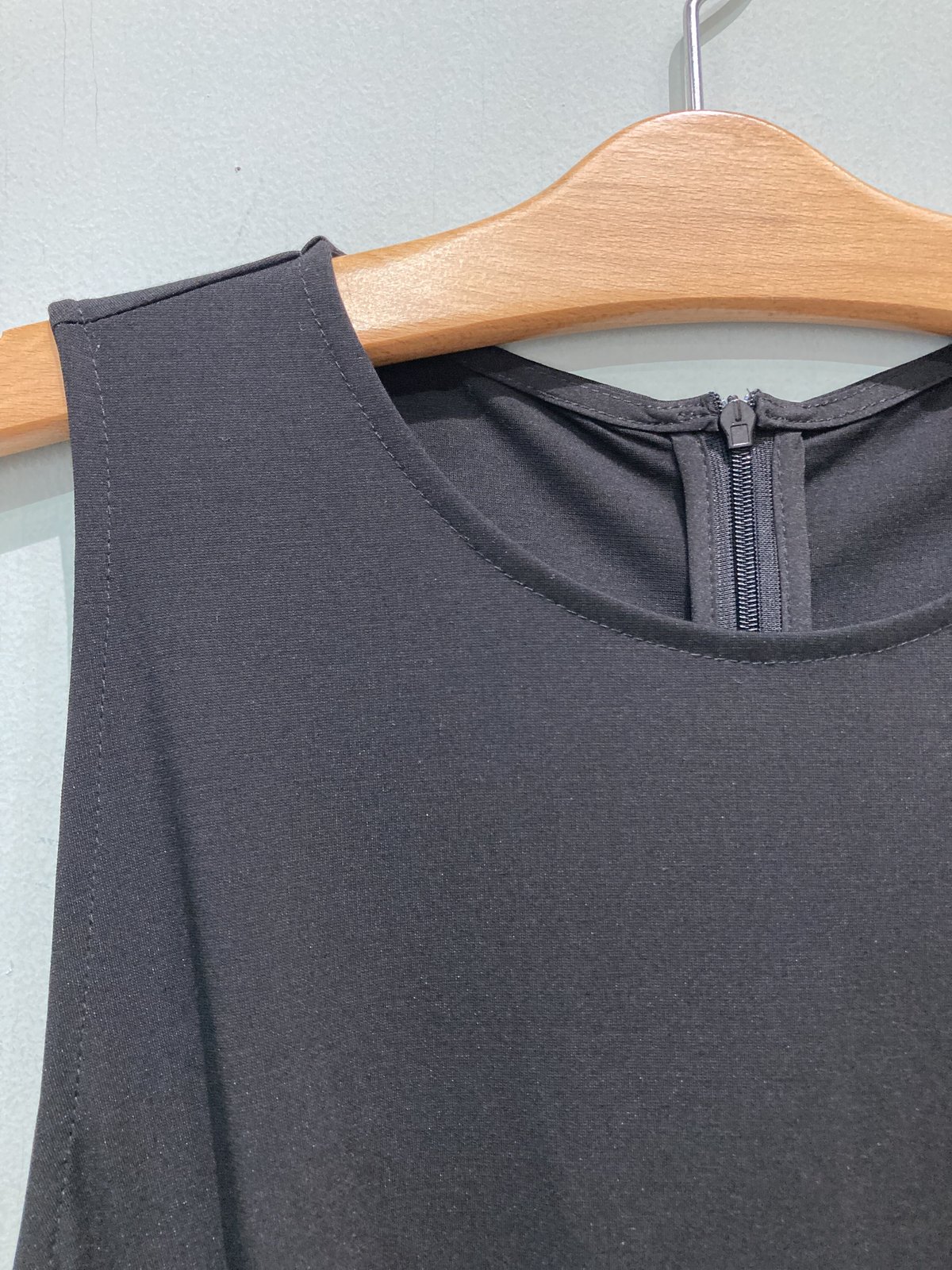 ジャージ素材のロングワンピースBLACK（NEW) | Mirriam