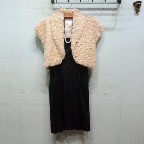 特別価格！もこもこ lamb furラムファーボレロ（NEW)
