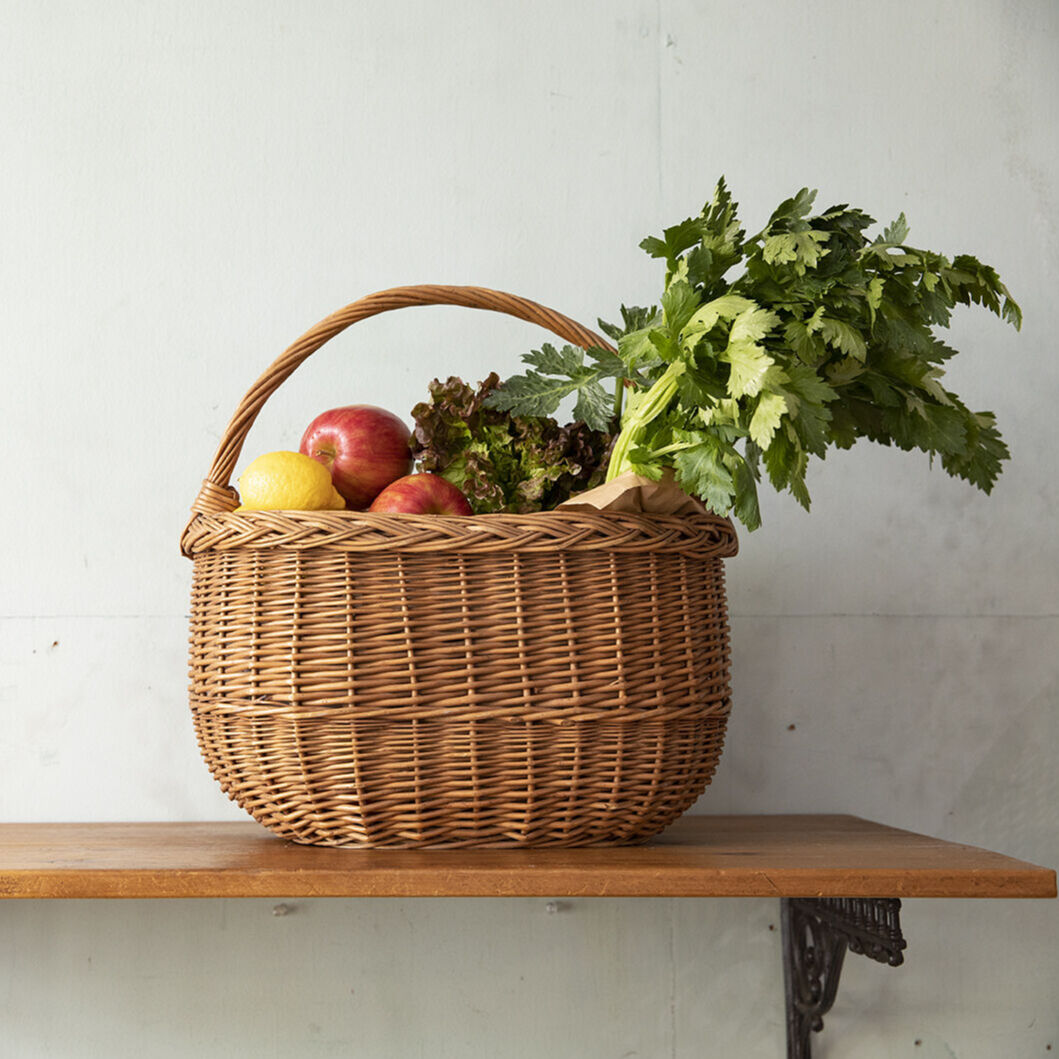 Panier｜03フランスアンティーク60年代 オーバルパニエ3（60's