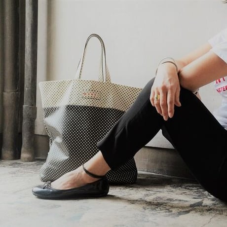 MARNI  マルニの水玉レザートート　リバーシブル♪（USED）