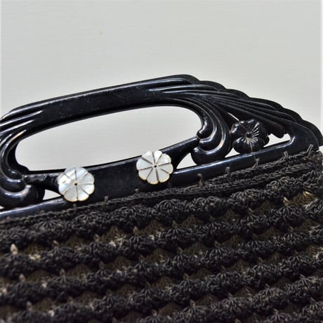 Bag｜希少！1960年代 かぎ針編みの小さなbag（60's vintage France ）