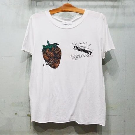 いちごのメタリックロゴTEE（NEW)