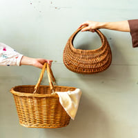 Panier｜04フランスアンティーク60年代  クロワッサン  パニエ S（60's vintage France)