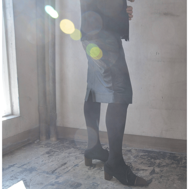 Wear｜1980年代 agnes b.ブラックレザースカート（80's vintage