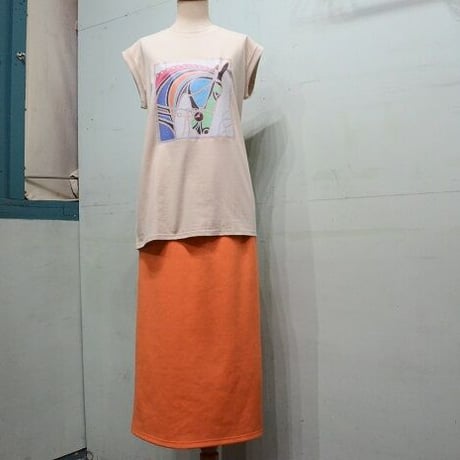 ホース柄のTEE  グリーン（NEW)