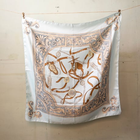 Scarf｜シルク風クラシックスカーフ（年代不明 ITALY)