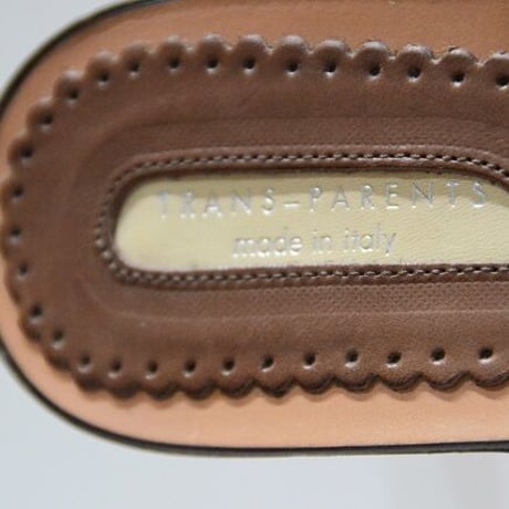 ☆26周年記念　第3弾　サンダル大SALE☆レザートングサンダル（ブラウン 39）made in Italy（NEW）