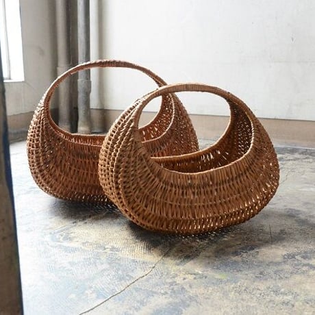 Panier｜05フランスアンティーク60年代  クロワッサン  パニエ M（60's vintage France)