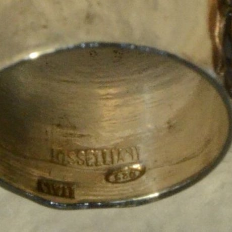 IOSSELLIANI(イオッセリアーニ）のシルバーリング（deadstock）