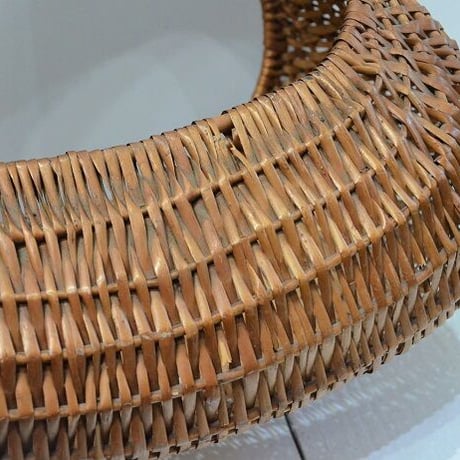 Panier｜06フランスアンティーク60年代 クロワッサン  パニエ L（60's vintage France)