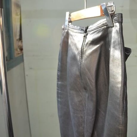 Wear｜1980年代 agnes b.ブラックレザースカート（80's vintage France）