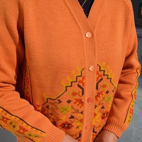 vintage knit jacket MADE IN TURKEY