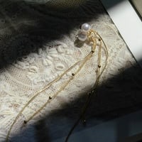 ロングゴールドのピアス（NEW)