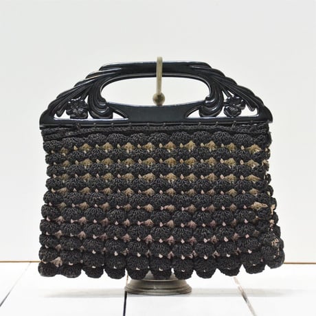 Bag｜希少！1960年代 かぎ針編みの小さなbag（60's vintage France ）