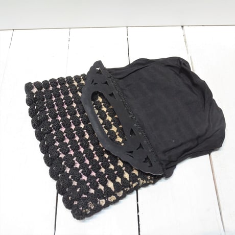 Bag｜希少！1960年代 かぎ針編みの小さなbag（60's vintage France ）